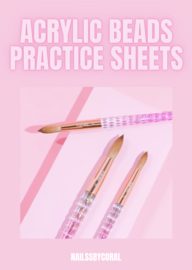 Acrylic Beads Ratio Practice Sheets (pdf dwnld)