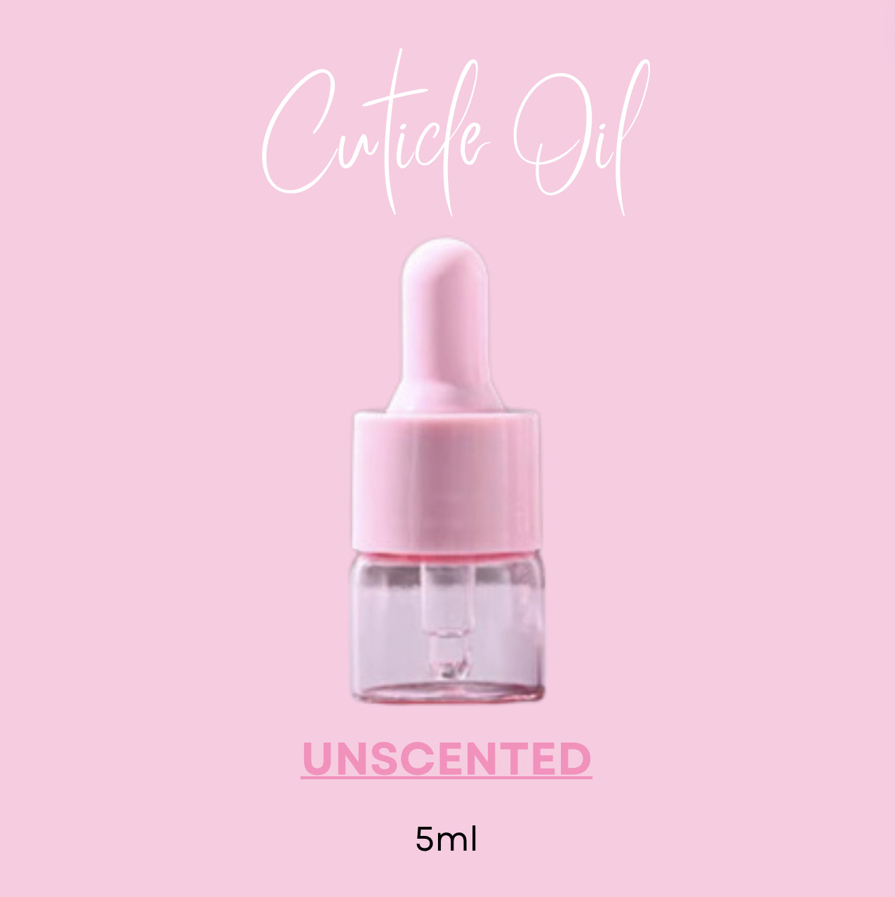 “UNSCENTED" Mini Cuticle Oil (5ml)