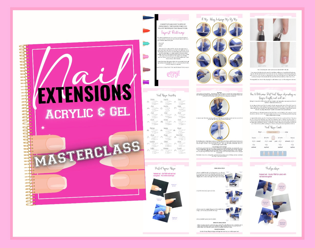 Nail Extensions Acrylic & Gel Masterclass (E Book)