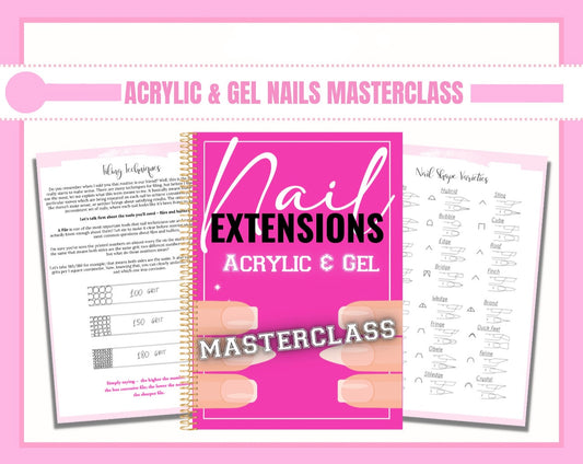 Nail Extensions Acrylic & Gel Masterclass (E Book)