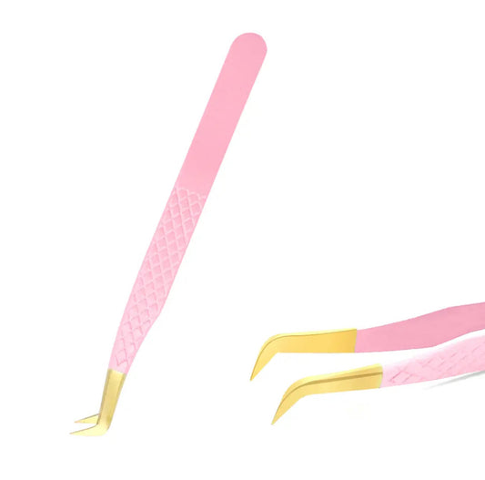 Pink Tweezer (Angled)