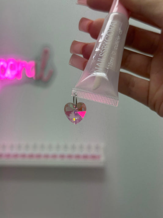 Cuticle Oil w Heart Charm *LIMITED EDITION*