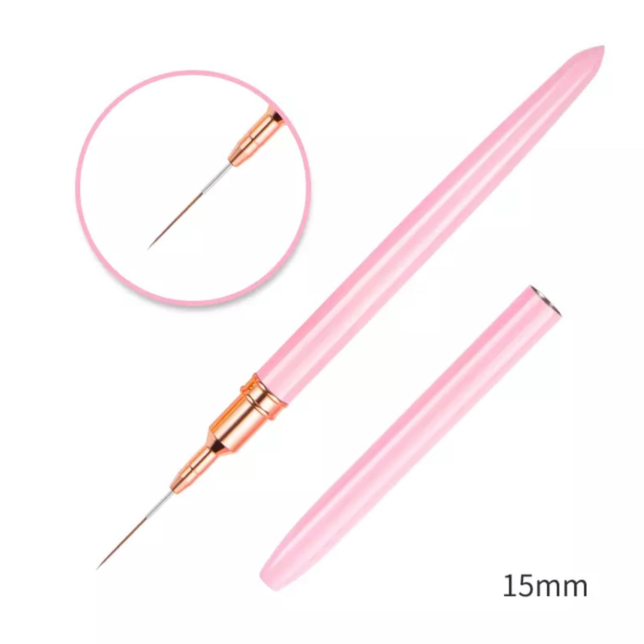Pink Nail Art Brush - 11mm